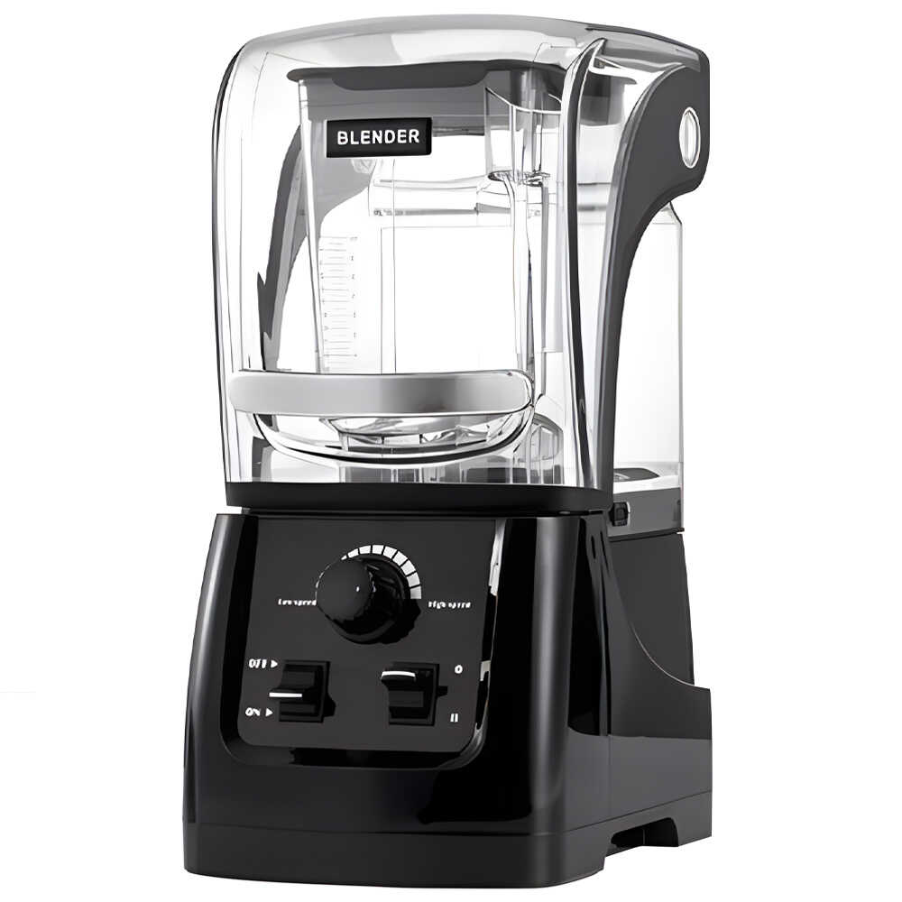 Prepline MIX6-Q64 64 Oz. Quiet Top Commercial Blender with Sound Enclosure, 3.5 HP, Variable Speed