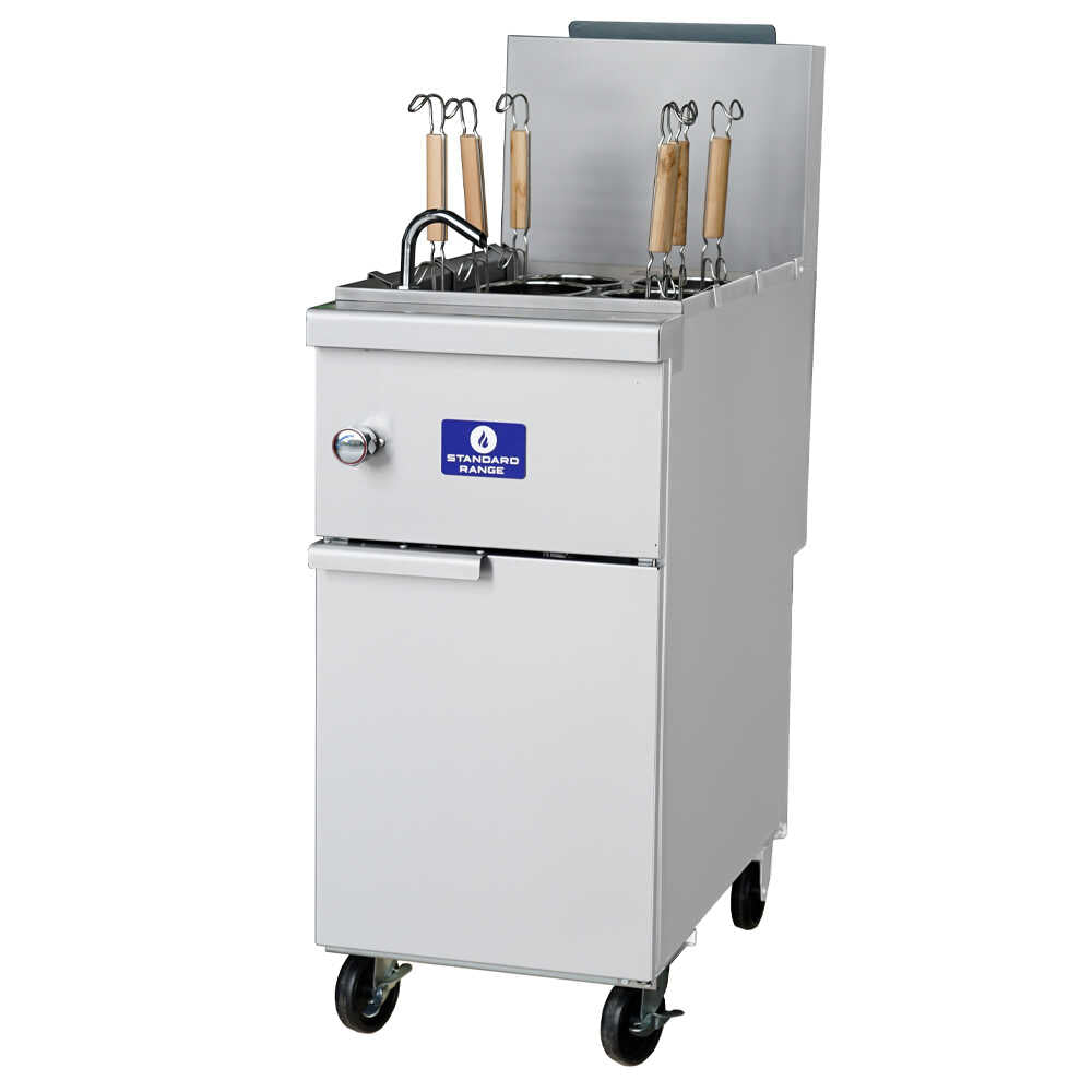 Standard Range SR-PC11-LP 11 Gallon Liquid Propane Pasta Cooker with 6 Baskets, 122,000 BTU