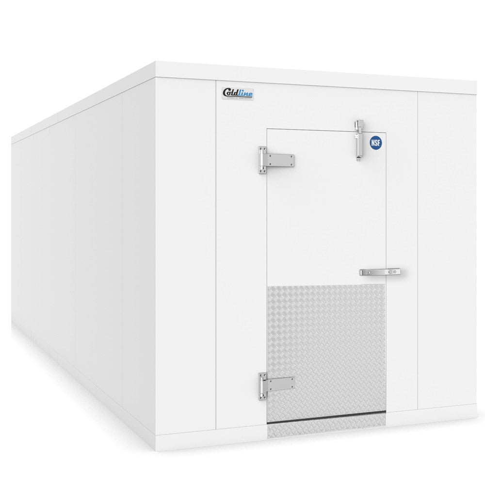 Coldline WCP8X14-FL 8' x 14' Walk-in Cooler Box with Insulated Floor, 4" Insulation, Self-Closing Door