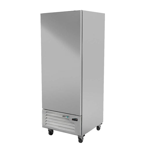 Asber ARF-17 28 In. One Section Reach-In Freezer, Solid Door, 17 Cu. Ft., R-290 Refrigerant