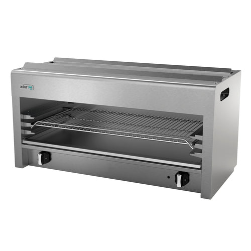 Asber AECM-36 36 In. Gas Cheese Melter, Infrared Burners, 40,000 BTU