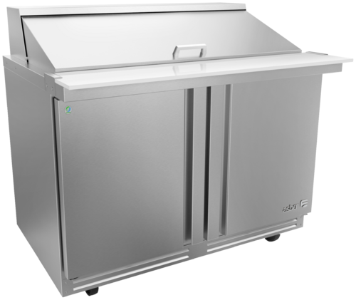 Asber APTM-48-18-D4-P 49 In. Premium Line Mega Top Prep Table, 18 Pan, 4 Drawers, 16.7 Cu. Ft.