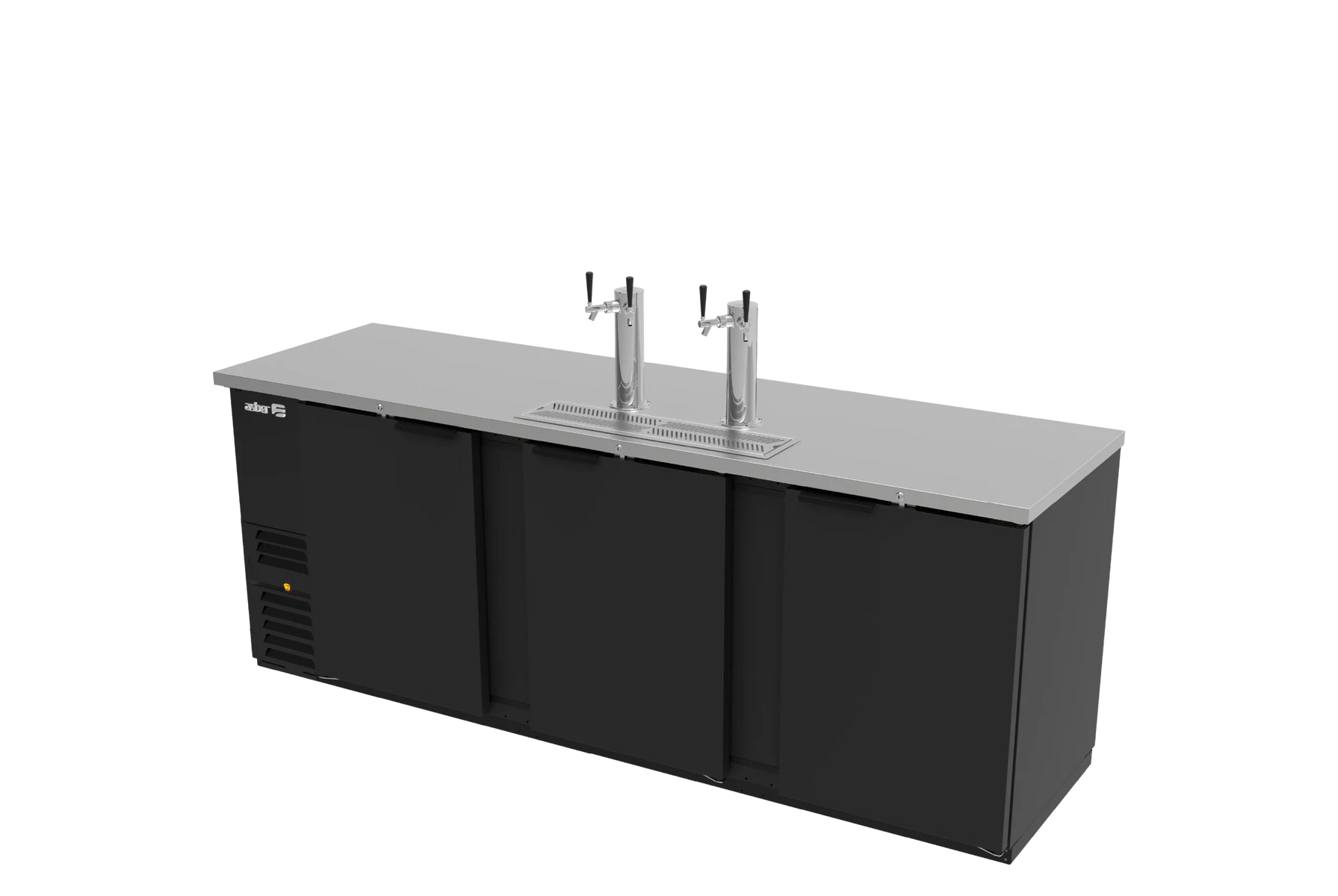 Asber ADDC 94 96 In. Direct Draw Beer Dispenser, 5 Keg, 2 Towers with 4 Taps