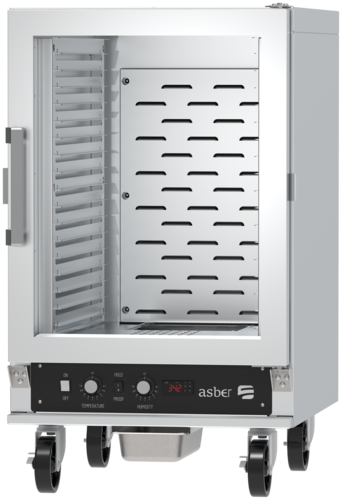 Asber AEHC-18 25 In. Half Height Combination Heating and Proofing Cabinet, 18 Sheet Pans, 2.0 kW