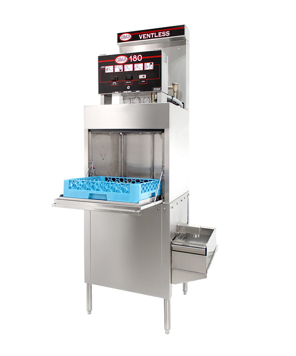 CMA Dishmachines 180-VL FL 26 In. Ventless Front Loading Door Type Dishwasher, 21 Racks/Hour, 12 kW Booster