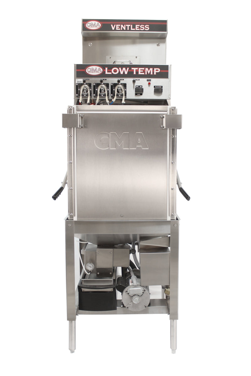 CMA Dishmachines EST-VL 25 In. Ventless Door Type Dishwasher, Heat Recovery System, Built-In Booster Heater, 30 Racks/Hour