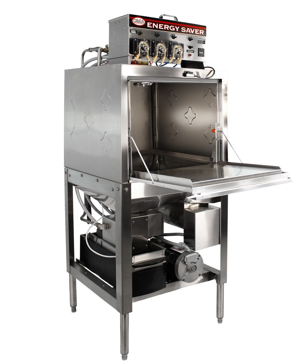 CMA Dishmachines EST-FL 25 In. Low Temperature Front Loading Dishwasher, 40 Racks/Hour, 5.06 Sq Ft Footprint, 3-Product Dispensing