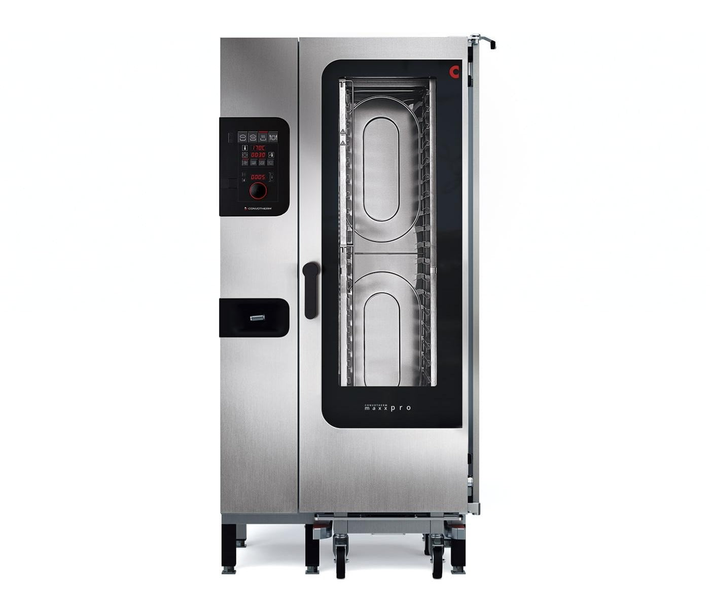 Convotherm C4 ED 20.10EB-N 35 In. Electric Combi Oven, Boiler Steam, (20) 12 x 20 In. Pan Capacity, easyDial Controls, Roll-In Floor Model