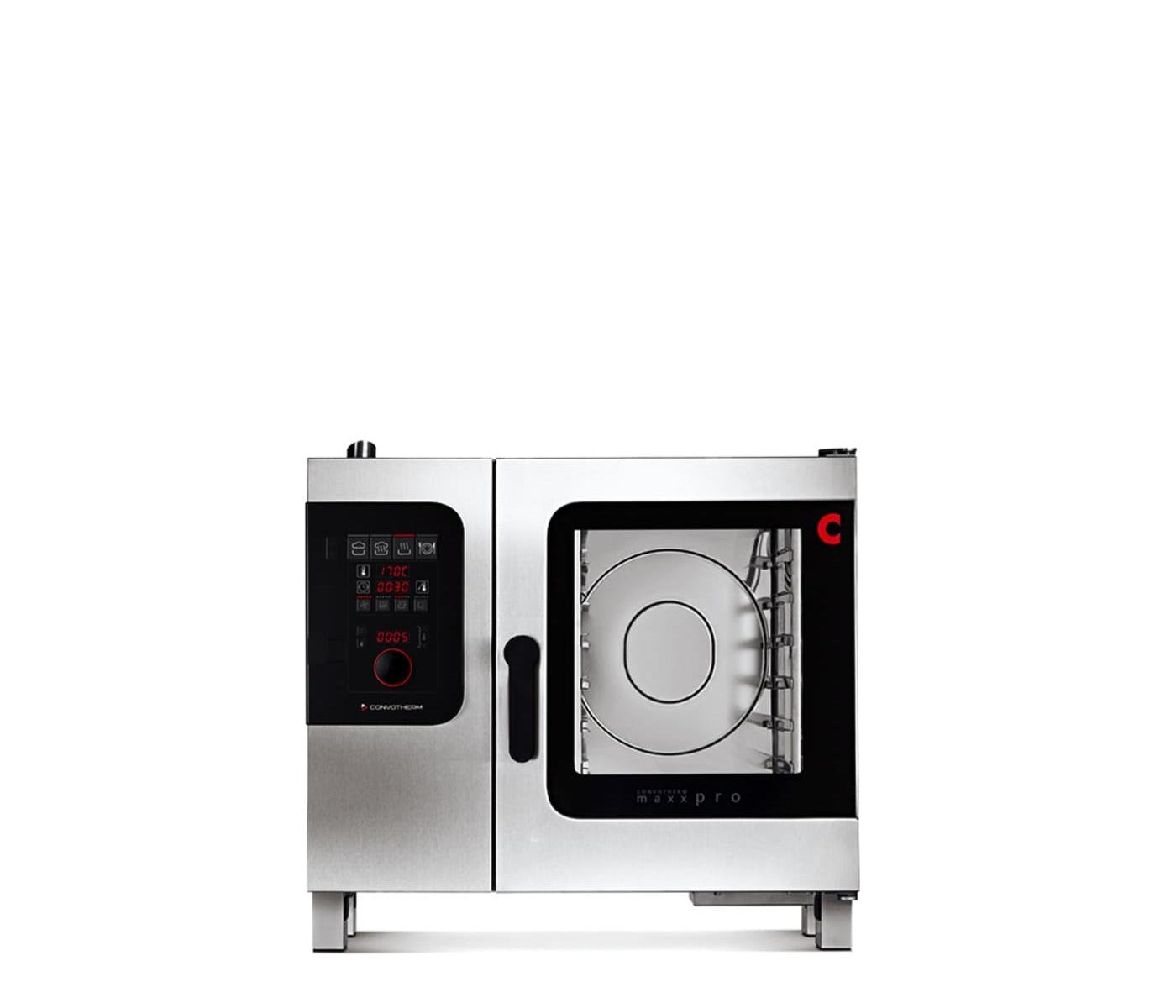 Convotherm C4 ED 6.10EB-N 35 In. Electric Combi Oven, Boiler Steam, (7) 12 x 20 In. Pan Capacity, easyDial Controls, Ventless Operation