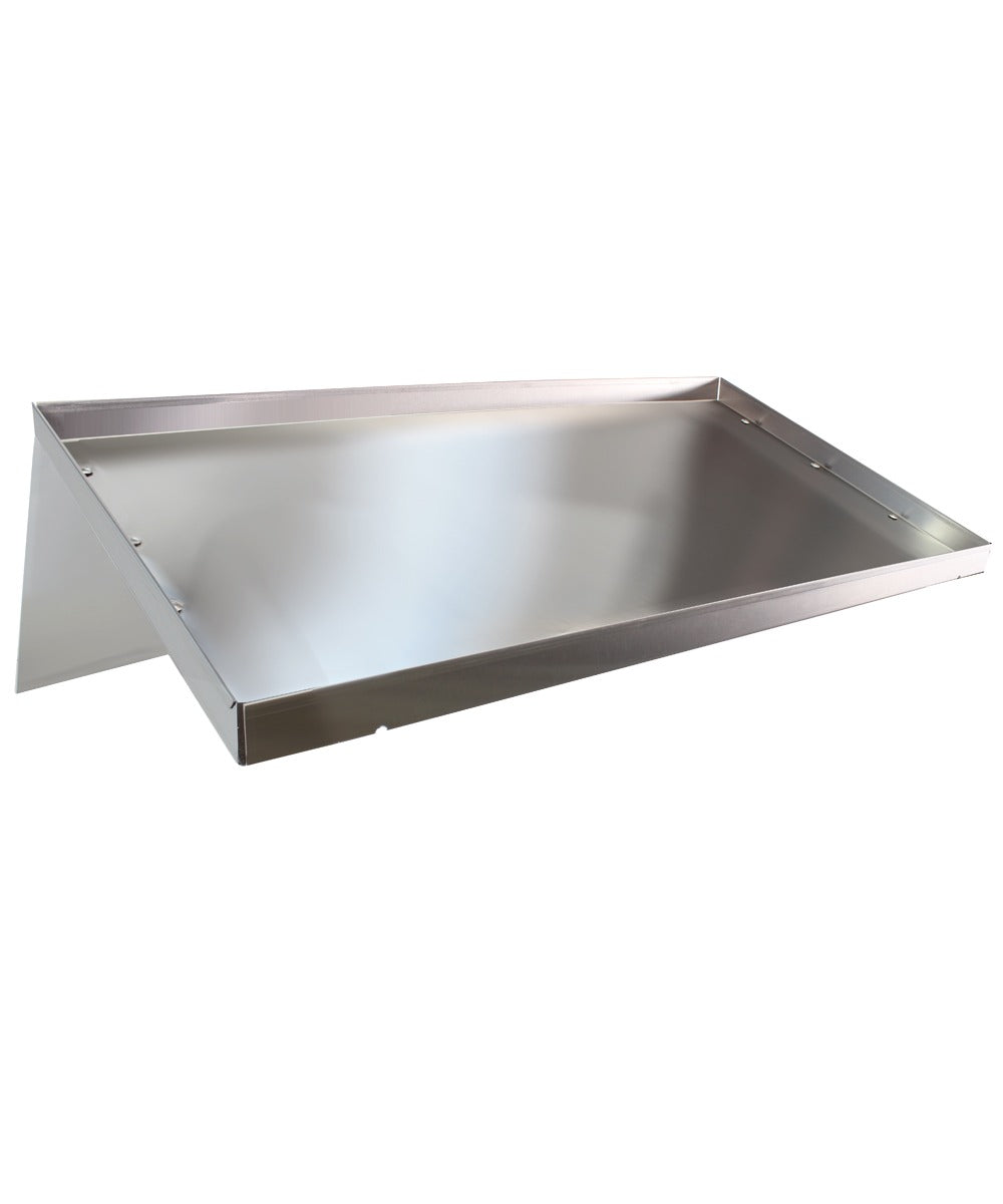 CMA Dishmachines 12620.00 42 In. Dishtable Sorting Shelf, Slanted Design, Wall Mounted, Stainless Steel