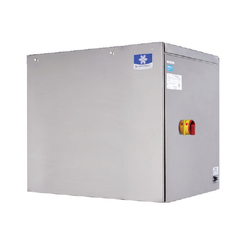 Manitowoc IDT0750WM 703 lb Indigo NXT Marine Modular Ice Machine Head, Water-Cooled, Stainless Exterior, Dice Cubes