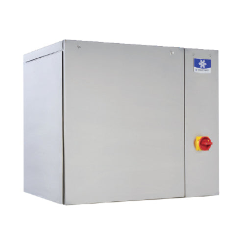 Manitowoc IDT0900WM 780 lb Indigo NXT Marine Modular Ice Machine Head, Water-Cooled, Stainless Exterior, Dice Cubes
