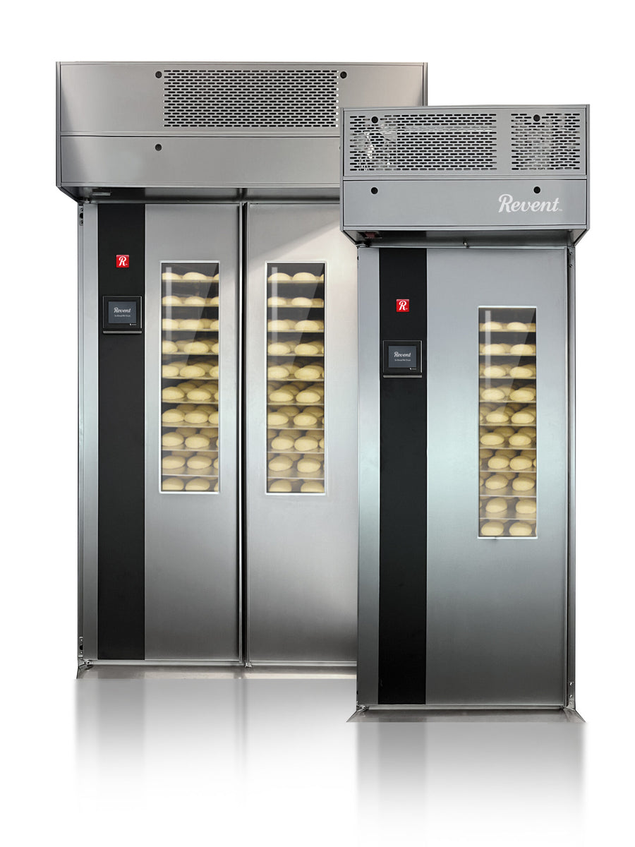 Revent PR204-180 71 In. Eight Single or Four Double Rack Roll-In Proofer/Retarder, PID Temperature and Humidity Control, Electromagnetic Steam Generator