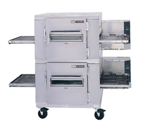 Lincoln 1400-FB2E Double Deck Impinger I Electric Conveyor Oven Package, FastBake Technology, Digital Controls