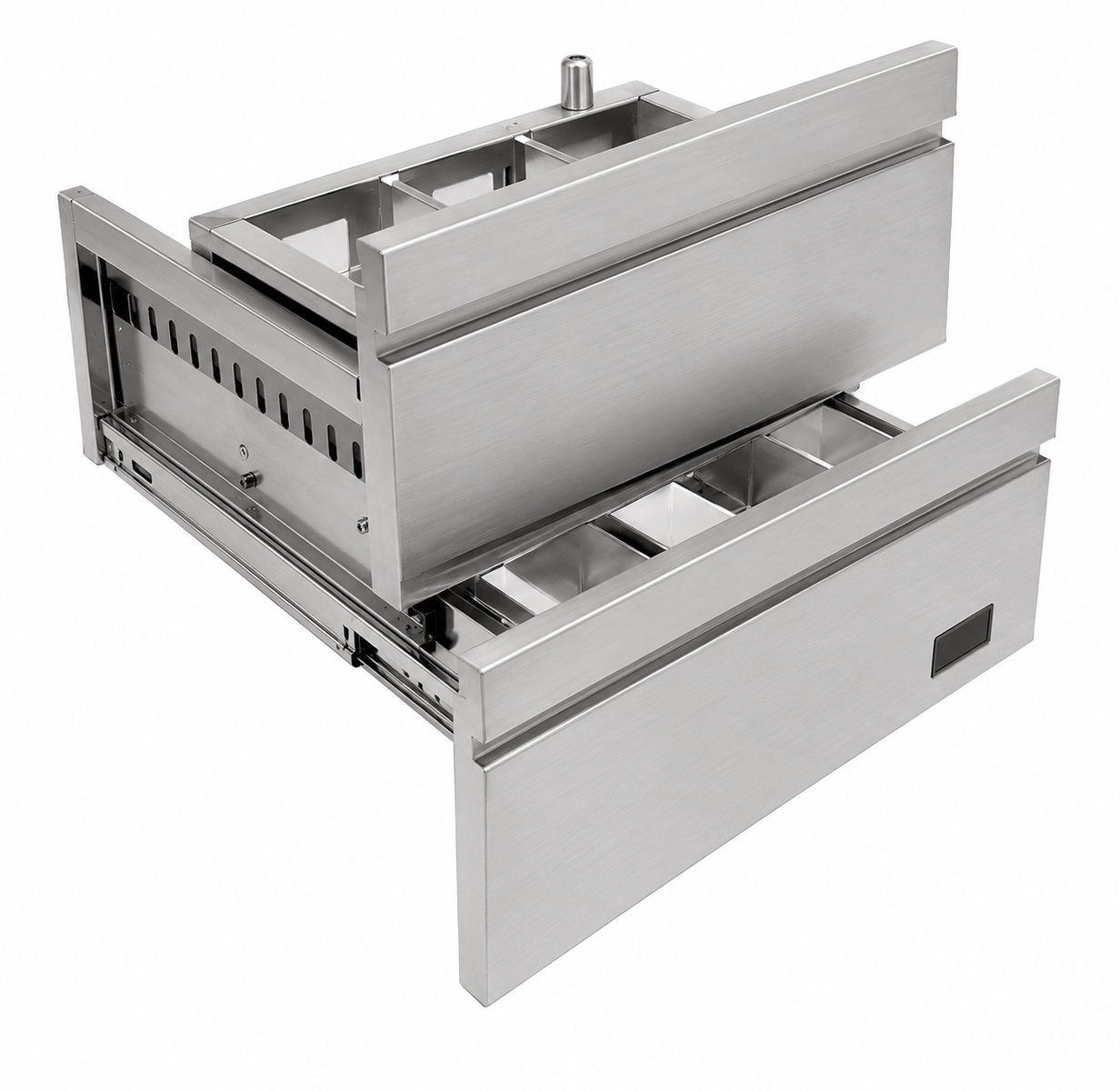 Asber Drawer Kit 27N, 27" Rear Mount Tables, Set of 2 Drawers