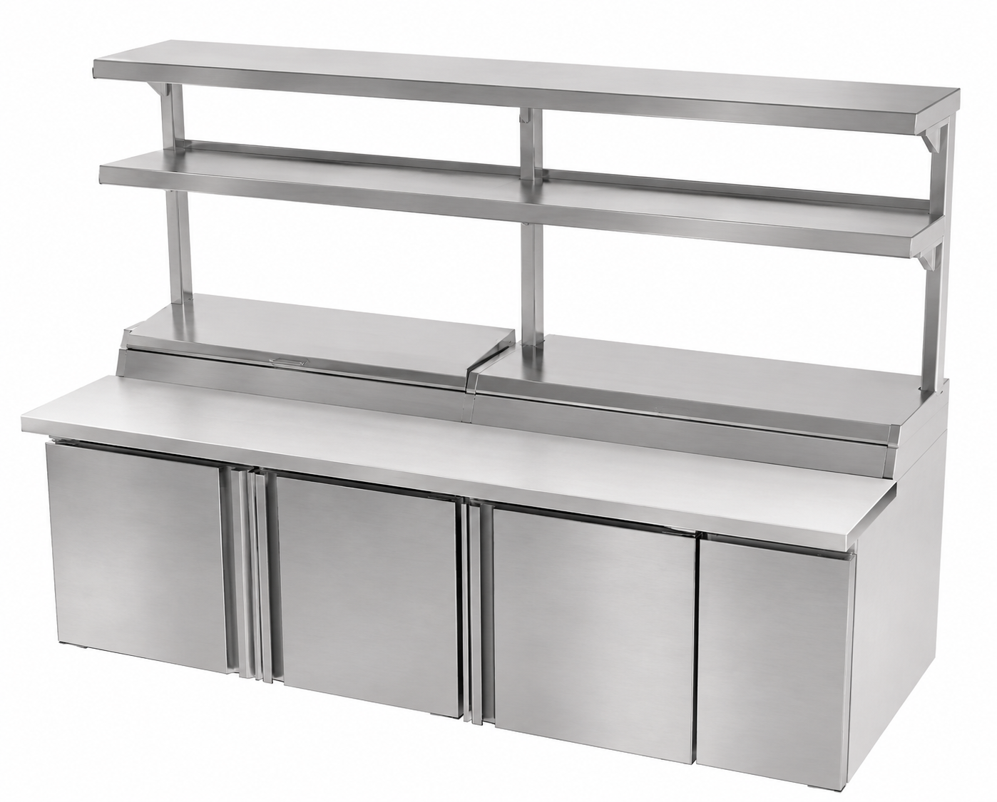 Asber DOS 46 Pizza Overshelf, 46" Single or Double