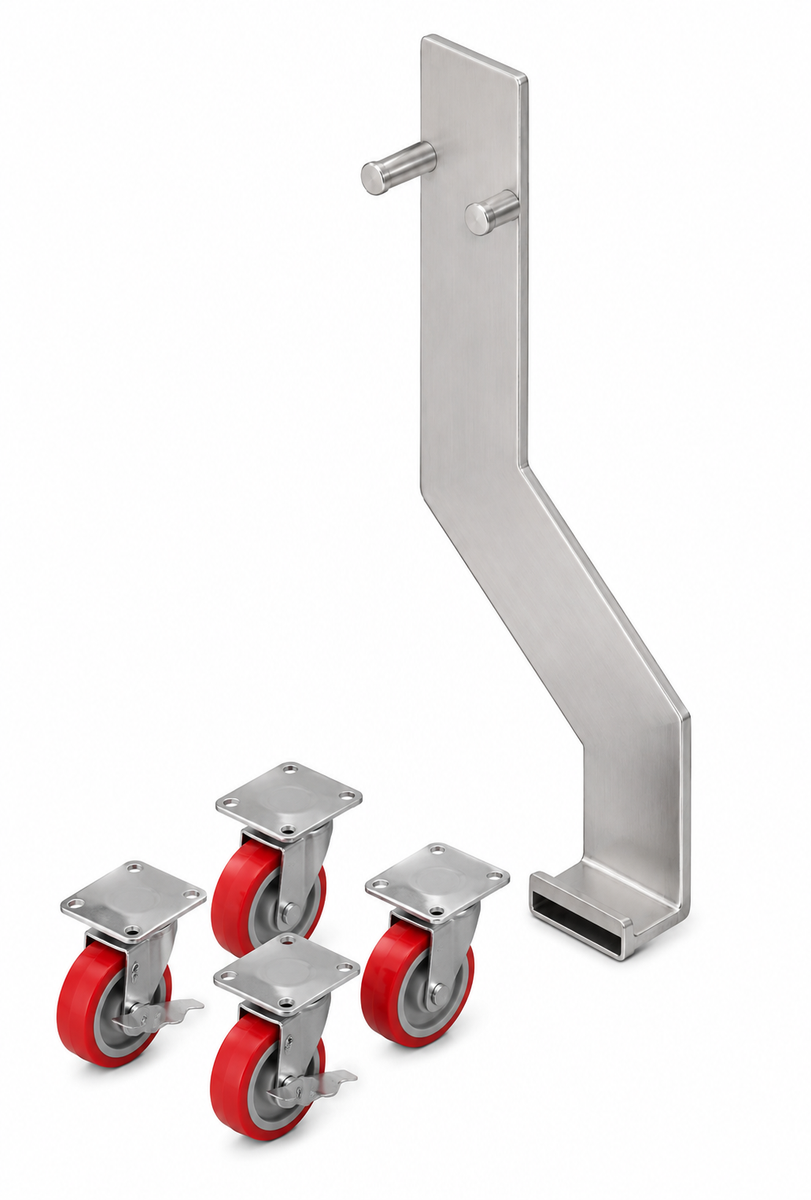 Asber KIT - Double Stack - CAS Stacking Kit, For Double Convection Oven, Flue, Castors
