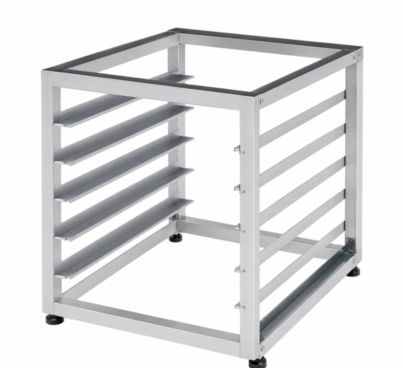 Asber BTRHD Bun Tray Rack, Half Door, 5 Slots, 4" Spacing