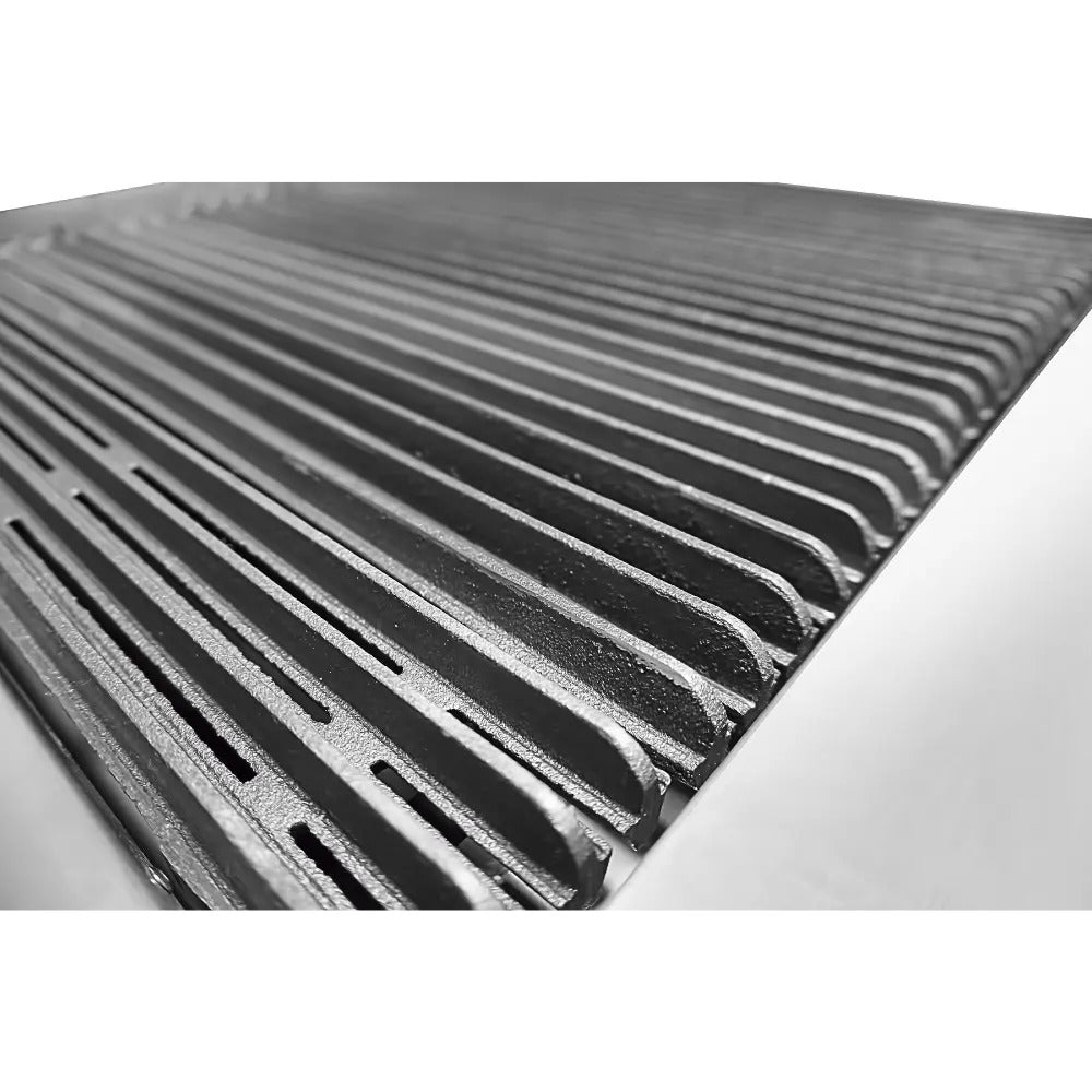 Connerton CRB-24 24 In. Countertop Gas Radiant Charbroiler, 4 Burners, 80,000 BTU, Cast Iron Grates, Welded #304 Stainless