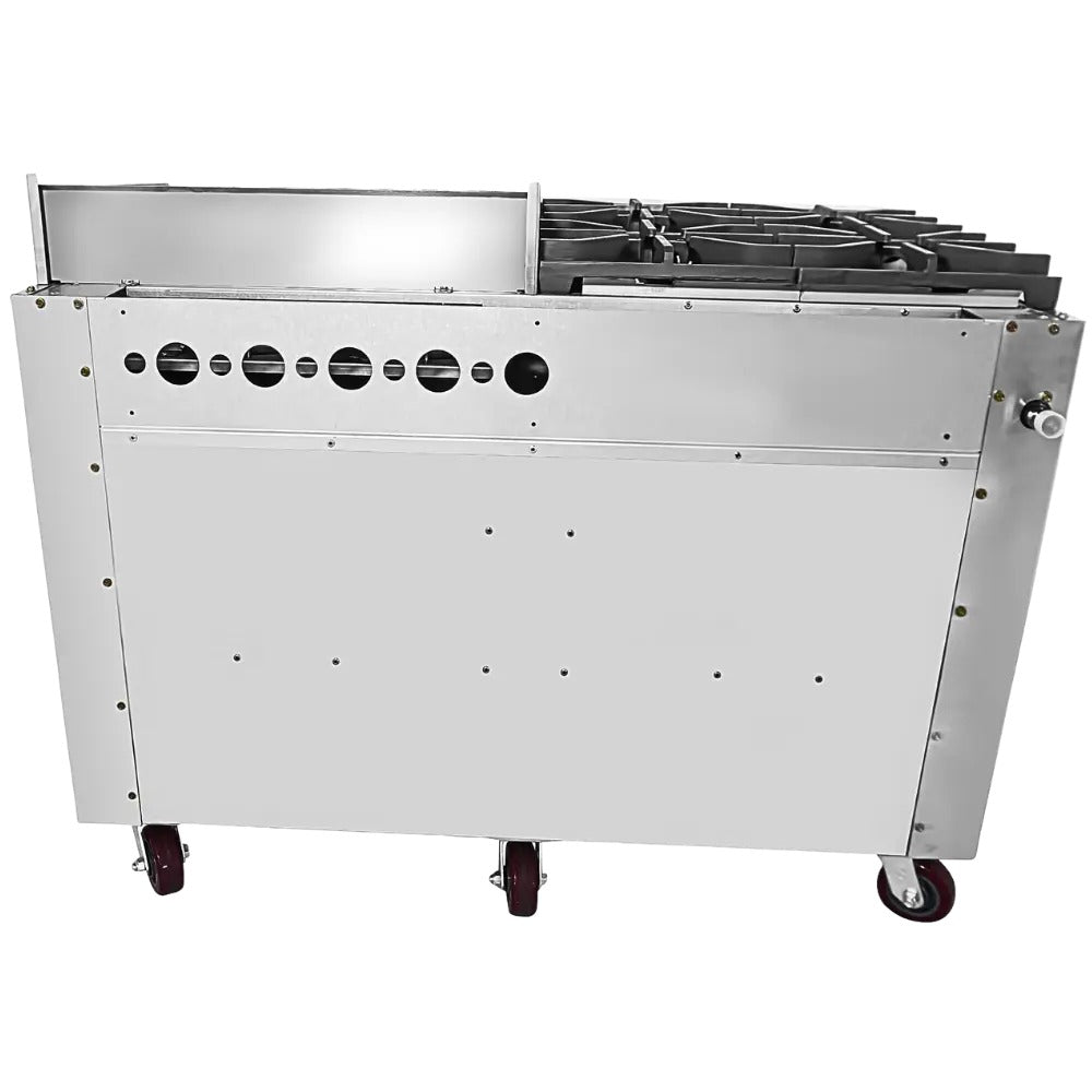 Connerton CN48-4-24G-2OV 48 In. Gas Range With Griddle Top, 4 Open Burners, 24 In. Griddle, 2 Ovens