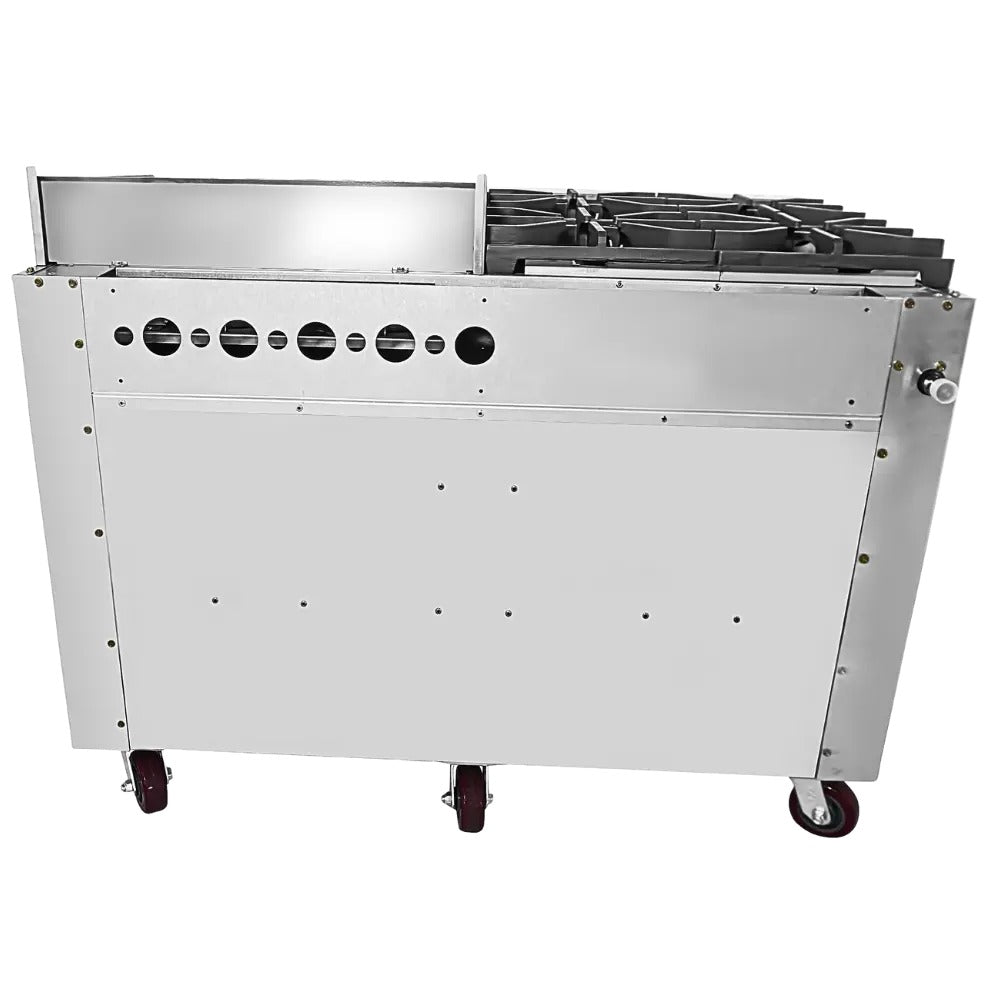Connerton CN60-4-36G 60 In. Gas Range With Griddle Top, 4 Open Burners, 36 In. Griddle, 2 Ovens