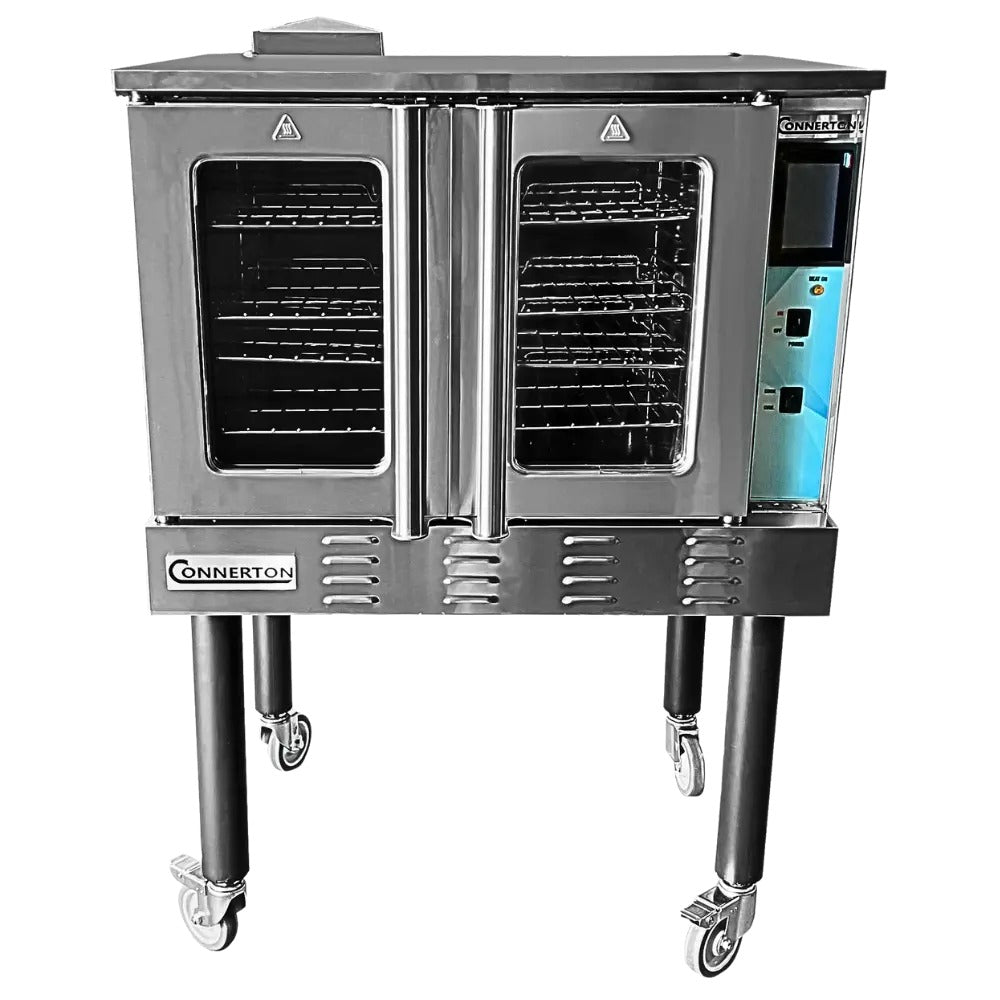 Connerton CNCGD 38 In. Smart Touch Gas Convection Oven, 54,000 BTU, Touchscreen 150 to 500 °F, 4 Racks, 1/2 HP Two-Speed Blower