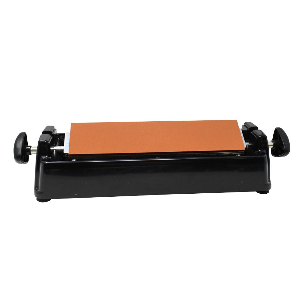 Omcan 10977 19 Inch Norton Multi-Oil Sharpening Stone Set, Three Stones with Oil and Lid