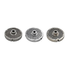 Omcan 11189 3/4 in Hole #56 Machine Plate with Hub, Hard Stainless Steel, One Notch and Two Flat Sides