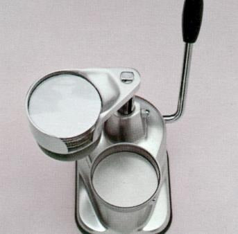 Omcan 11426 4 In. Hamburger Patty Press, Manual, Anodized Aluminum Body, 6.75 oz Max Patty