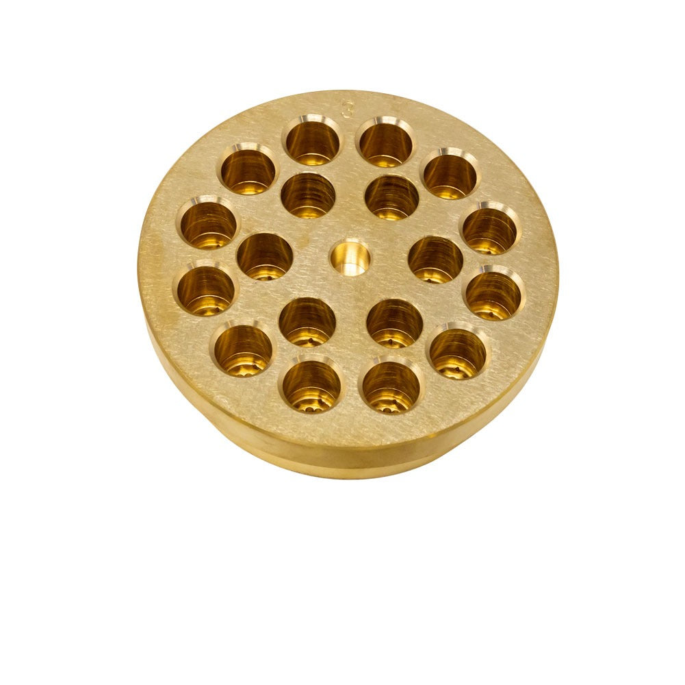 Omcan 13238 0.8mm Spaghetti Pasta Die, Brass, for TR110 and TRD110 Pasta Machines