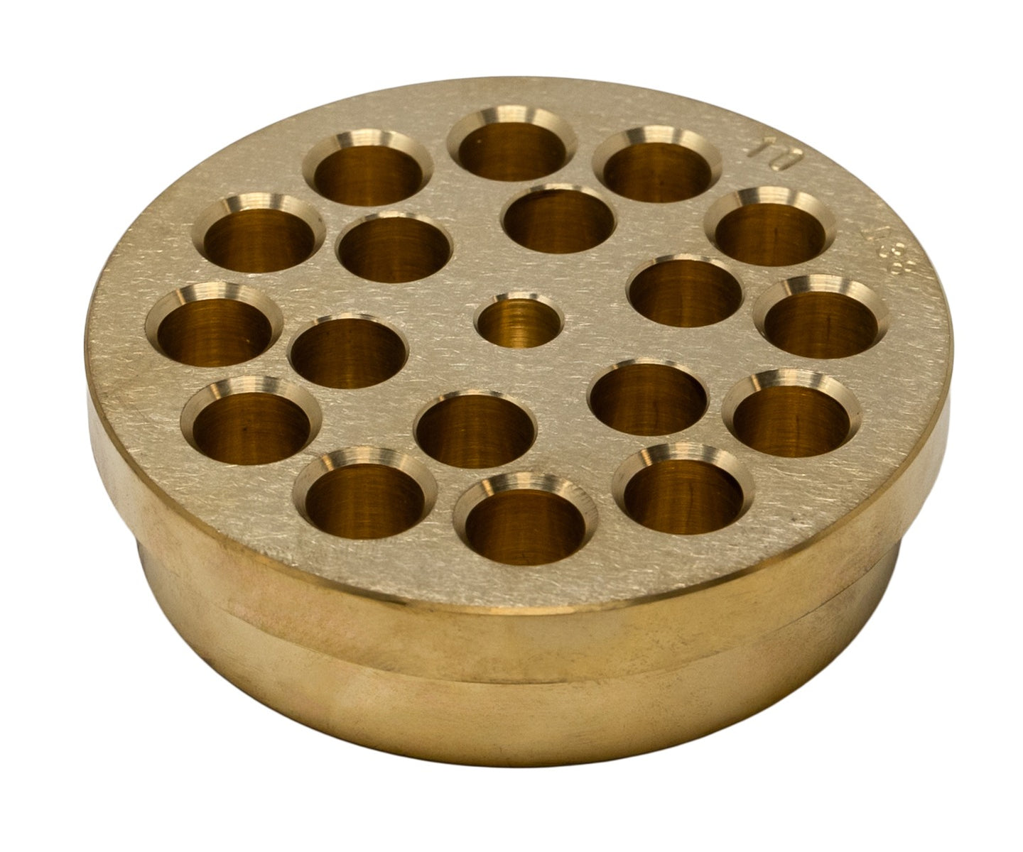 Omcan 13241 1.5mm Spaghetti Pasta Die, Brass, for TR110 and TRD110 Pasta Machines