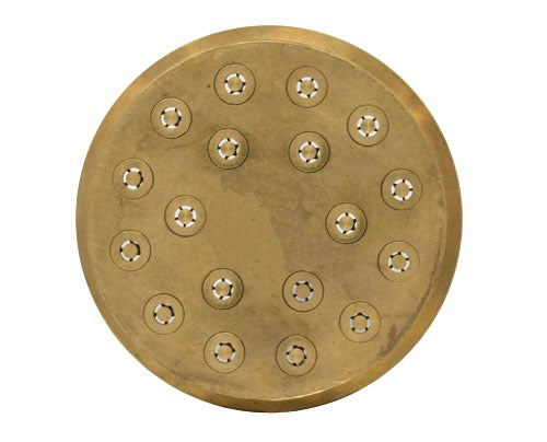 Omcan 13260 6mm Maccheroni Lisci Pasta Die, Brass, for TR110 and TRD110 Pasta Machines