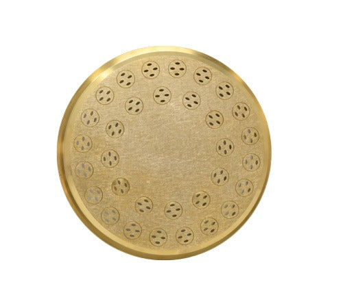 Omcan 13294 3 x 1.6mm Linguine Pasta Die, Brass, for TR150 Pasta Machine