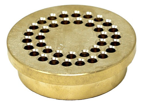 Omcan 13329 2.5mm Spaghetti Pasta Die, Brass, for TR70 Pasta Machine