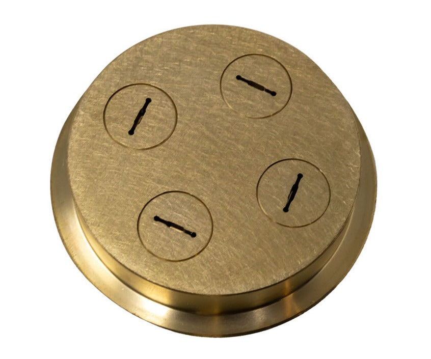 Omcan 13346 9mm Reginette Pasta Die, Brass, for TR70 Pasta Machine