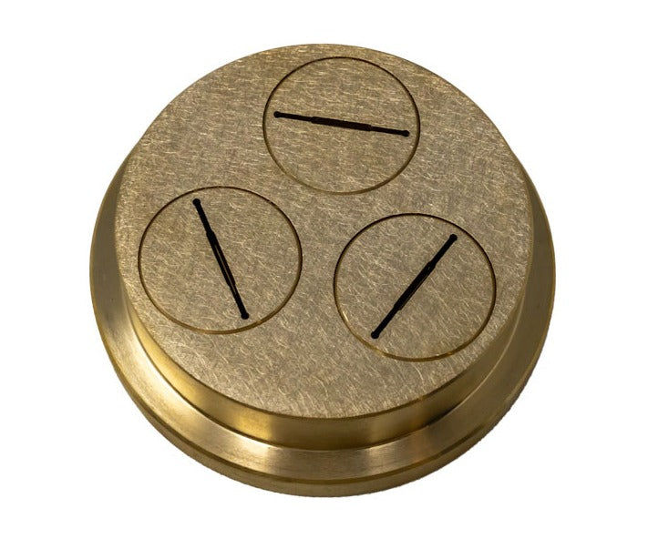 Omcan 13347 20mm Reginette Pasta Die, Brass, for TR70 Pasta Machine