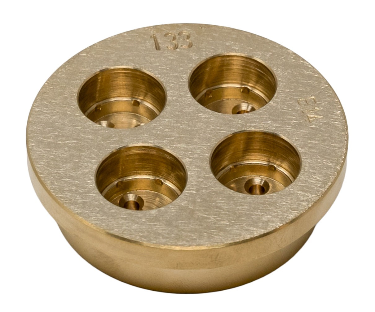 Omcan 13357 10mm 3-Wing Fusilli Pasta Die, for TR70 Pasta Machine