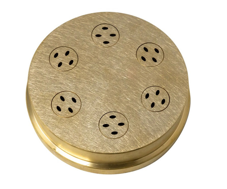 Omcan 13373 2.6 x 1.5mm Linguine Pasta Die, Brass, for TR75 Pasta Machine