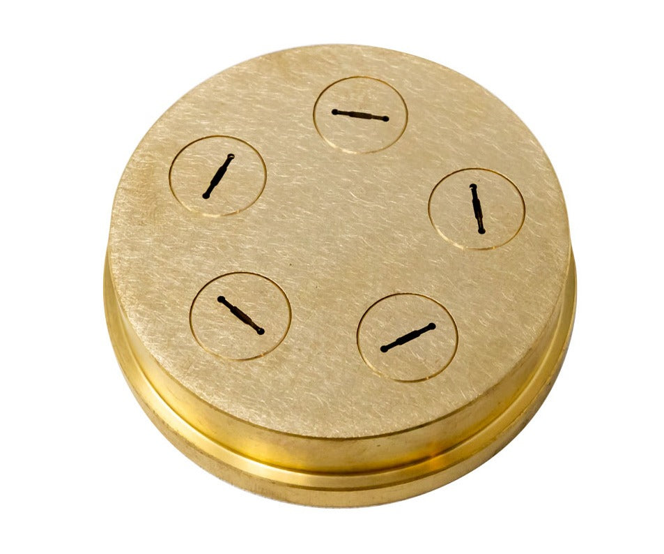 Omcan 13381 9mm Reginette Pasta Die, Brass, for TR75 Pasta Machine