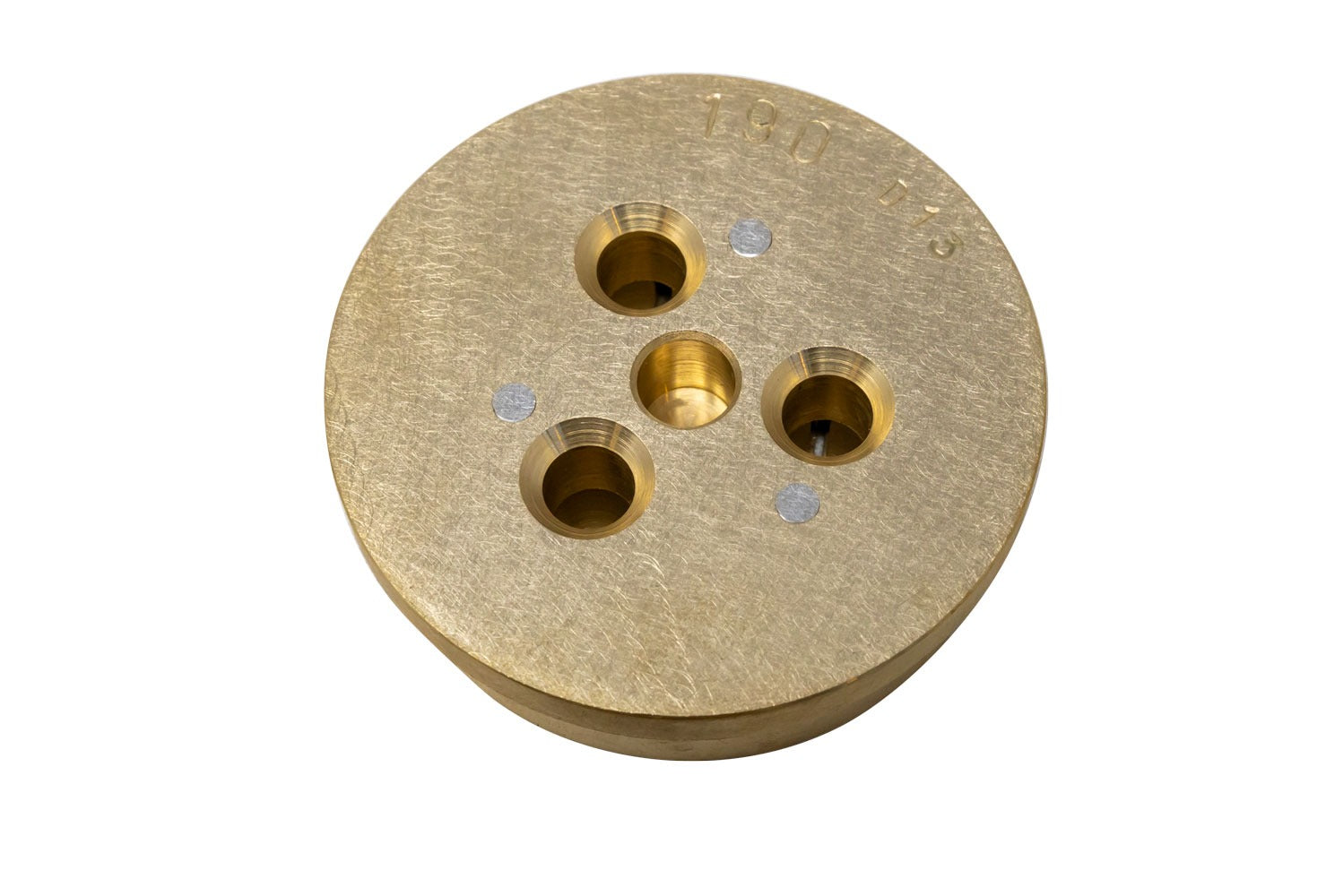 Omcan 13393 28mm Conchiglie Rigate Pasta Die, Brass, for TR75 Pasta Machine
