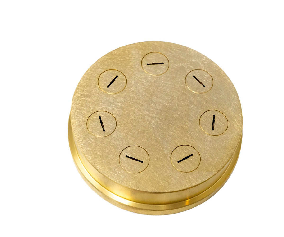 Omcan 13416 10mm Reginette Pasta Die, Brass, for TR95 Pasta Machine