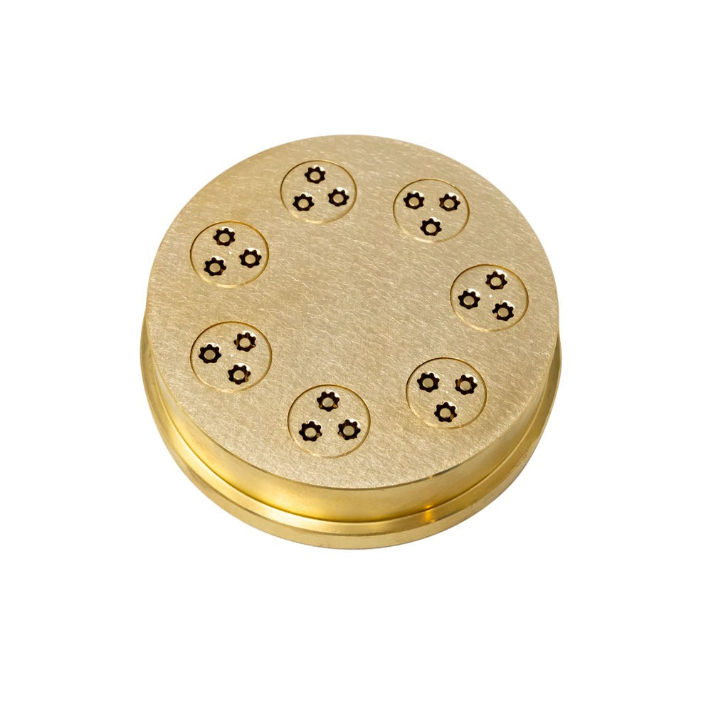 Omcan 13422 4.8mm Maccheroni Rigati Pasta Die, Brass, for TR95 Pasta Machine