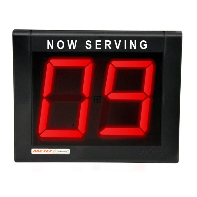 Omcan 14777 2-Digit Turn-O-Matic Segment Indicator, Red LED Now Serving Display