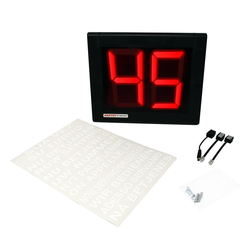 Omcan 14777 2-Digit Turn-O-Matic Segment Indicator, Red LED Now Serving Display