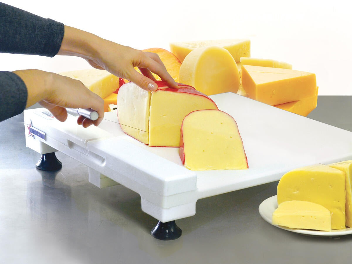 Omcan 16625 20 Inch x 18 Inch Heavy Duty Cheese Cutter with Floating Wire