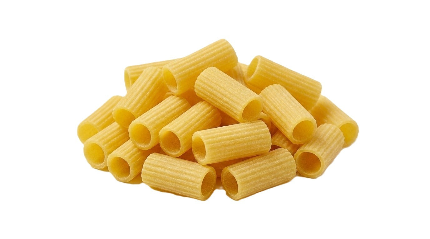 Omcan 18945 8mm Maccheroni Rigati Pasta Die, Brass, for TR95 Pasta Machine