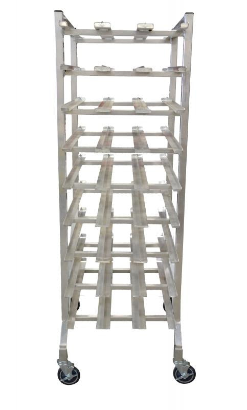 Omcan 27769 9-Layer Can Rack, 162 #10 Can Capacity, Welded, Fully Assembled