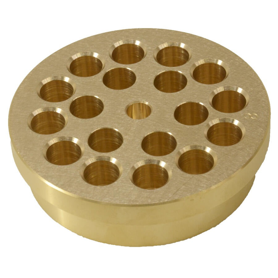Omcan 31806 1.7mm Spaghetti Pasta Die, Brass, for TR110 and TRD110 Pasta Machines