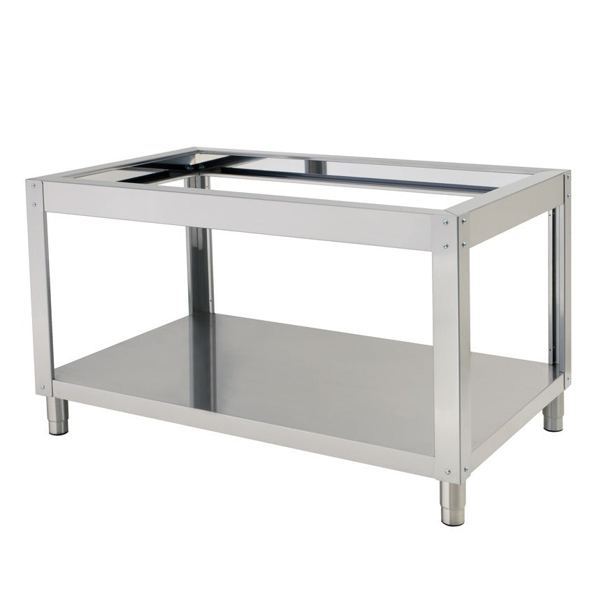 Omcan 41605 41 In. Stainless Steel Pizza Oven Stand for Fuoco Series Double Chamber Oven 40638