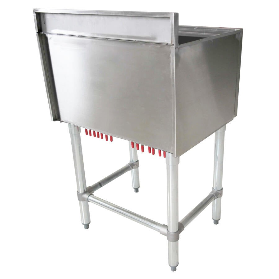 Omcan 43478 36 In. Underbar Ice Bin, 119 lb Ice Capacity, 7-Circuit Cold Plate
